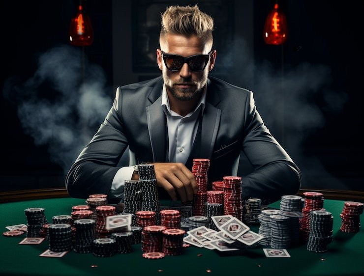 pokerslot88 Relax Gaming live casino table view with dealer and betting interface
